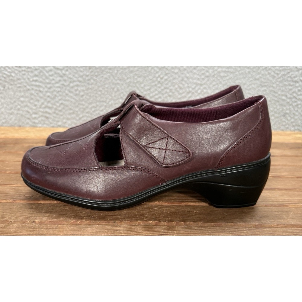Thom McAn Shoes Womens 9Wβ Cranberry Hilliard Leather Mary Jane Loafers Preppy